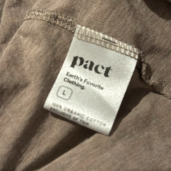 Pact Organic Cotton V Neck Long Sleeve Tee - Picture 7 of 9